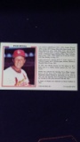 STAN MUSIAL AUTOGRAPHED INFO CARD FROM MUSIAL ESTATE
