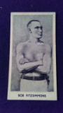 1938 FC CAMBRIDGE BOXING CARD BOB FITZSIMMONS #24