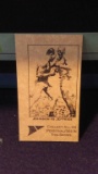 1940's(?) WASHBROOK'S ICE CREAM BOXING CARD JIM JEFFRIES