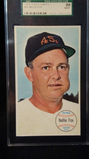 1964 Topps Nellie Fox Giant Card #13