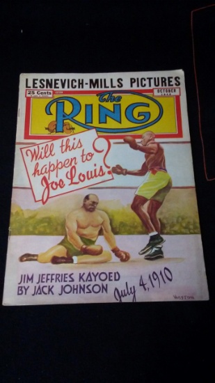 October 1948 Issue Of Ring Boxing Magazine