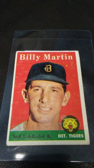 1958 Topps Baseball Billy Martin #271