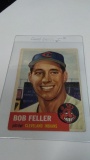 1953 Topps Baseball Bob Feller #54 Lo