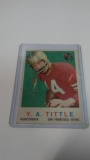 1959 Topps Football Y A Tittle #130