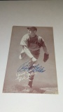 1939 Exhibit Baseball Card Bob Feller Autographed