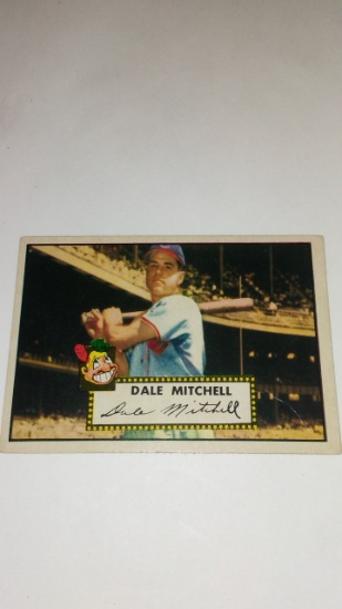 1952 Topps Baseball Dale Mitchell #92