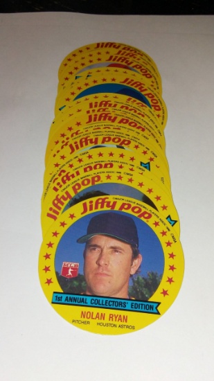 1986 Jify Pop Baseball Disc Complete Set Rare All Stars Ryan Rose Ripken Boggs Jackson Yount +++