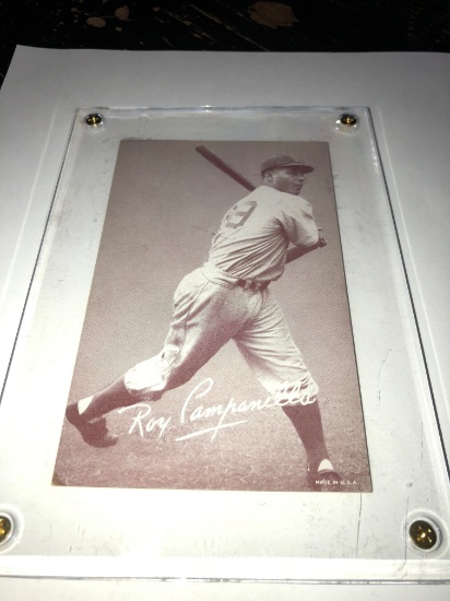 1940's Roy Campanella Exhibit Card Brooklyn Dodgers