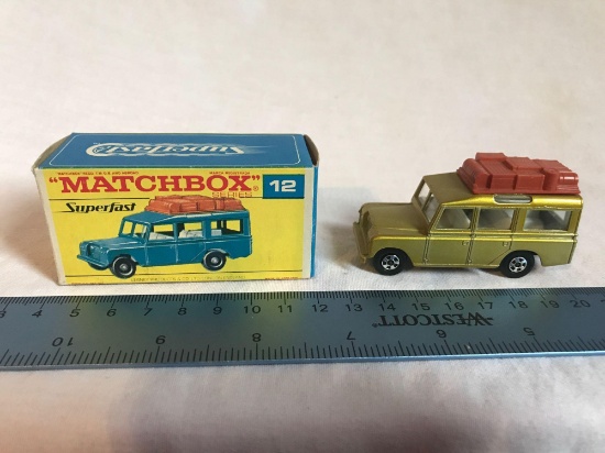 Matchbox Lesney Series 12 Safari Land Rover w/box