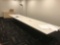 Qty of 3-72 in x 60 in conference tables with joining brackets and 72 in credenza