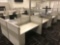 6 desk medium wall cubicle system