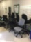Qty of 10 office chairs