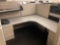 8 workstation and 1 managers station Allsteel cubicle system