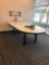 4-station conference desk