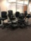 Qty of drafting height office chairs