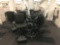 Qty of drafting height office chairs