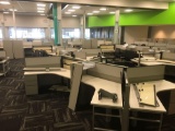 12 desk cubicle system