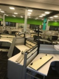9 desk cubicle system