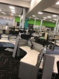 9 desk cubicle system