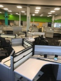 9 desk cubicle system