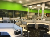 18 desk cubicle system