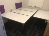 4-60 in by 24 in meeting tables