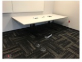 108 in x 48 in conference table system with 8 chairs