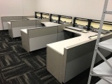 3 station cubicle system
