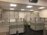 4 station privacy/high wall cubicle system