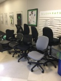 Qty of 10 office chairs
