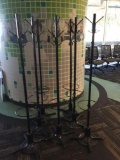 Qty of 7 Safco Commercial Coat Racks