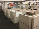 4 station 8ft x 8ft Allsteel cubicle system