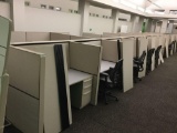 6 station Allsteel cubicle system