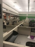 10 workstation and 2 manager station Allsteel cubicle system