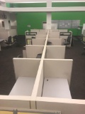 10 workstation and 2 manager station Allsteel cubicle system