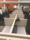 14 workstation Allsteel cubicle system