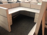 10 station and 1 managers station Allsteel cubicle system