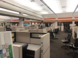 10 station and 2 managers stations Allsteel cubicle system