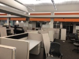 10 station and 2 managers stations Allsteel cubicle system