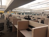 14 station Allsteel cubicle system