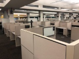 8 station and 1 managers station Allsteel cubicle system