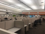 12 station Allsteel cubicle system