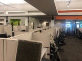 10 workstation and 1 manager station Allsteel cubicle system