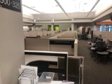 8 workstation and 1 manager station Allsteel cubicle system