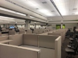 10 workstation and 1 manager station Allsteel cubicle system