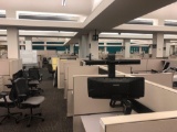 8 workstation and 1 manager station Allsteel cubicle system