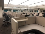 10 workstation and 2 manager station Allsteel cubicle system