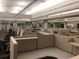 10 workstation and 2 manager station Allsteel cubicle system