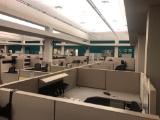 8 workstation and 1 manager station Allsteel cubicle system
