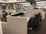 8 Workstation and 2 manager station Allsteel cubicle system